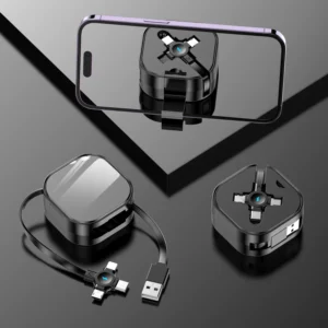 Retractable 3 in 1 USB cable