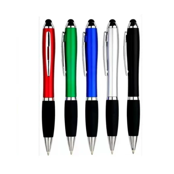 ball pen with stylus logo print