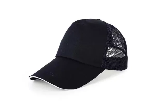 mesh cap logo print