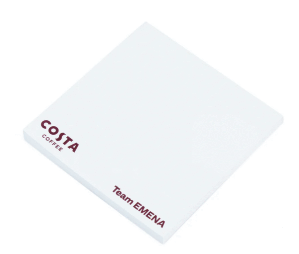 memo pads print logo